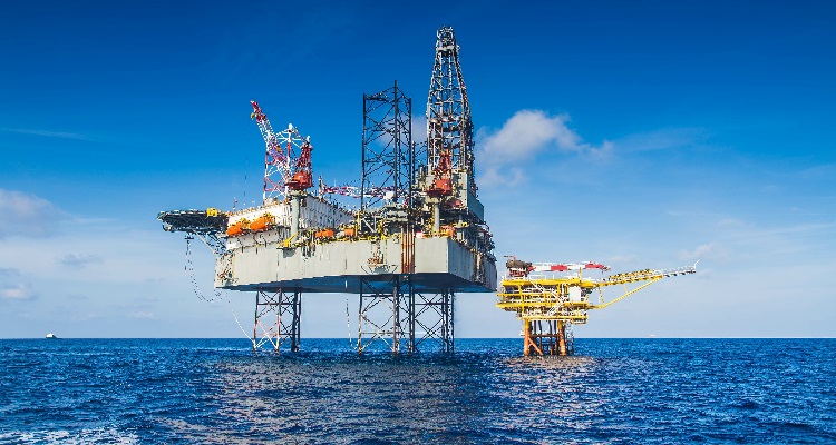 Picture of an offshore oil rig